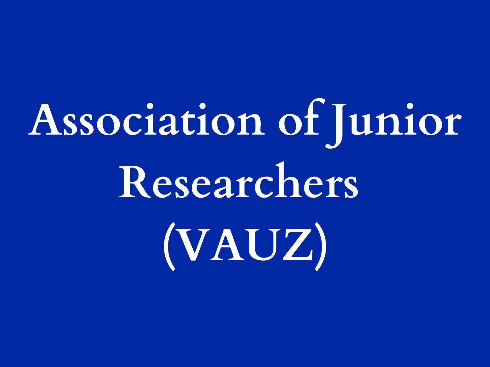 Association of Junior Researchers (VAUZ)